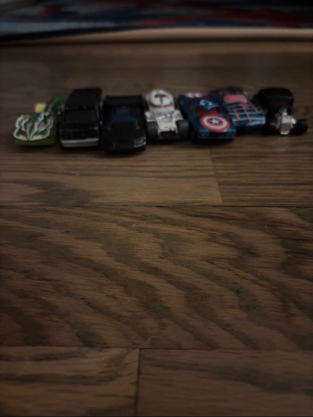 Assorted Kids Toy Car Pack - Black, Blue, White, Green, Red